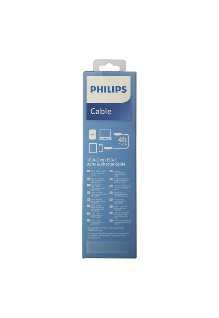 Cable USB-C a USB-C Philips DLC8601B-1
