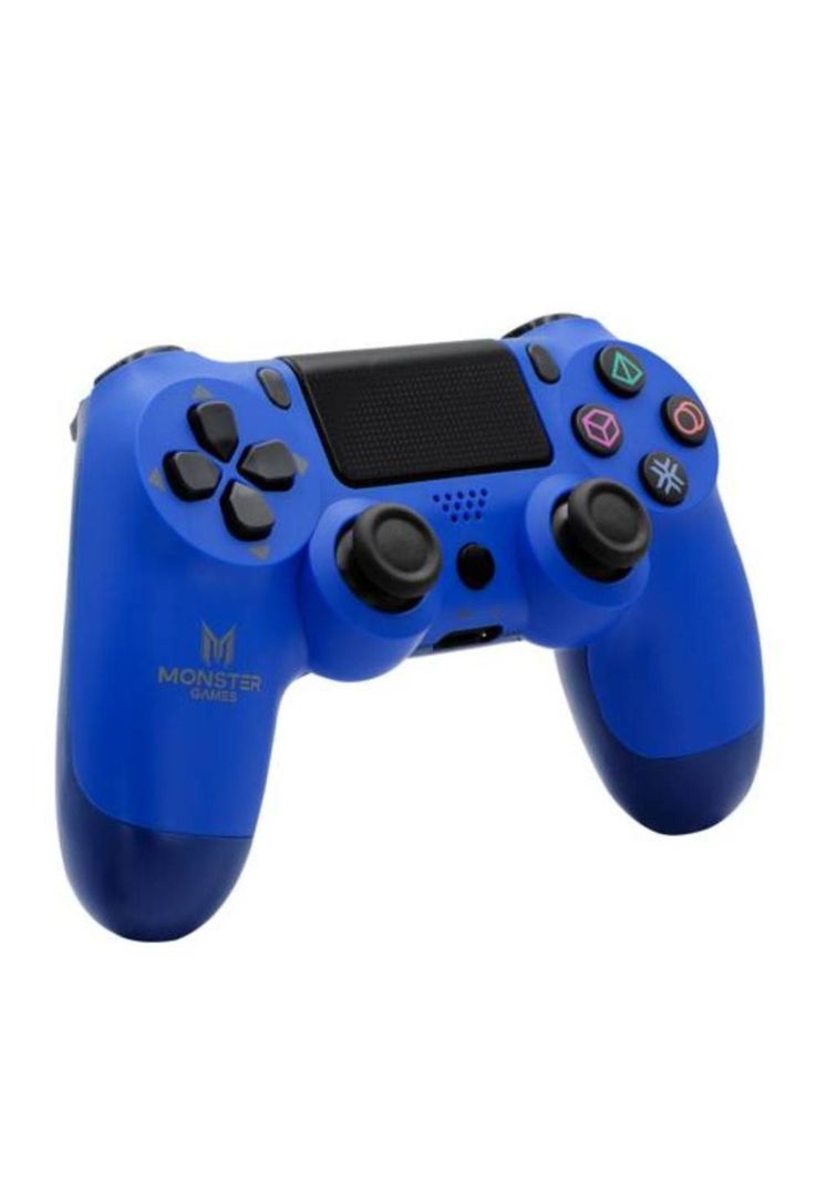 Control Inalámbrico para PS4 Monster Games, Bluetooth, Azul-0