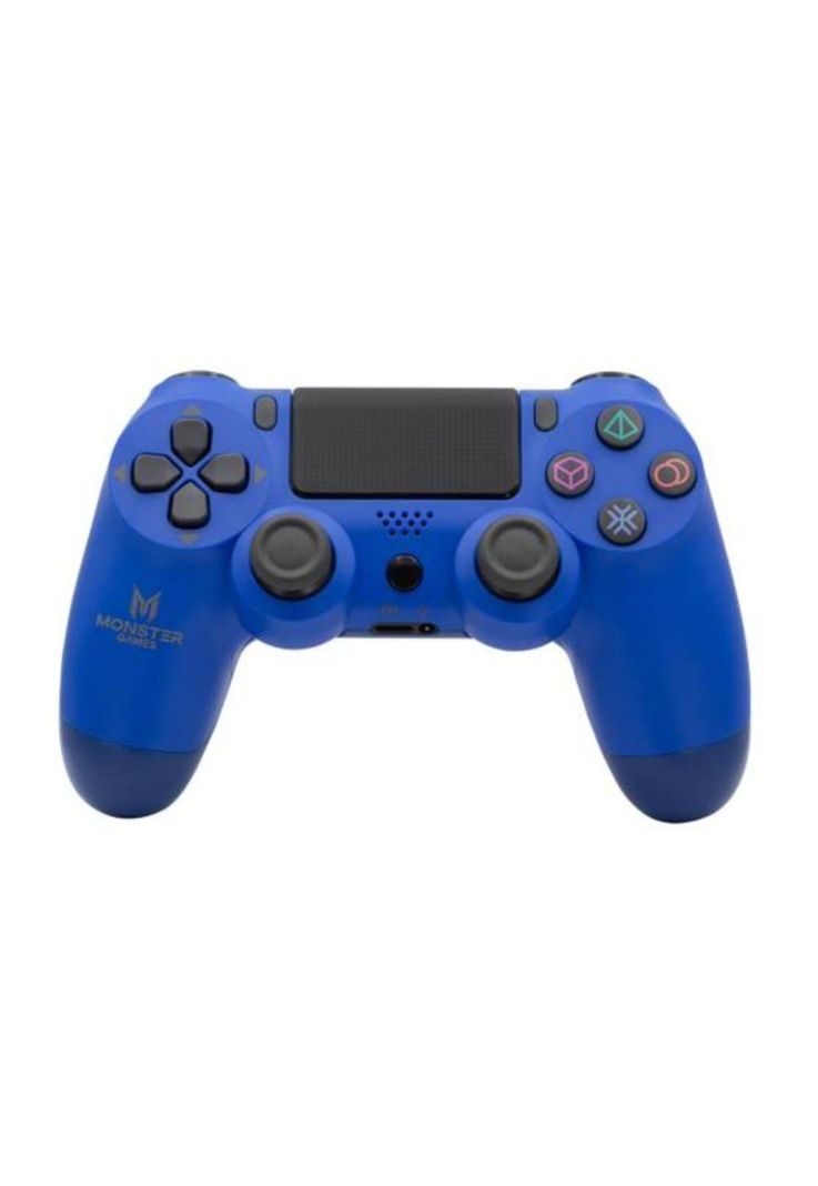 Control Inalámbrico para PS4 Monster Games, Bluetooth, Azul-1