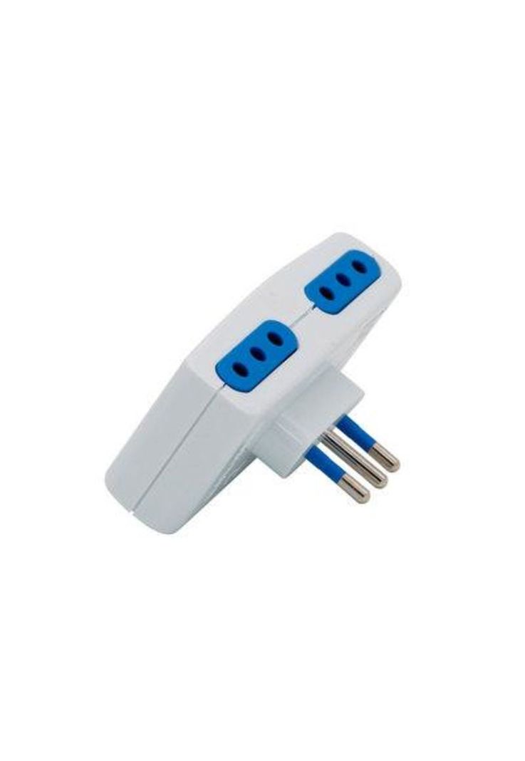 Enchufe Cuádruple 2p + T 10a 250v Blanco 78520 Philco-1
