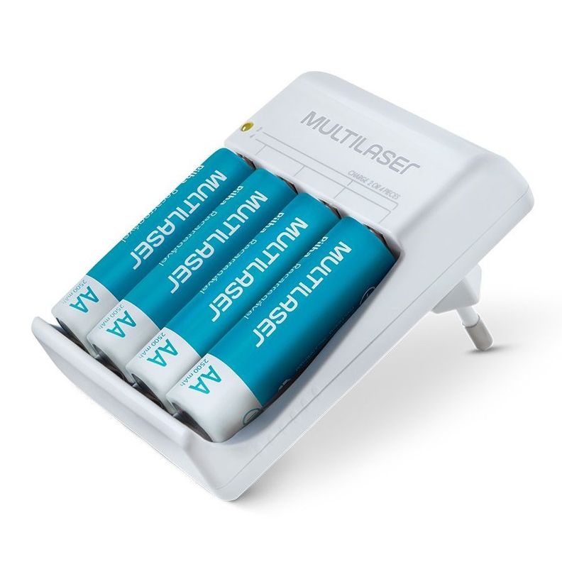 Cargador De Pilas Multilaser Cb093 - 110v/220v Entrada-2