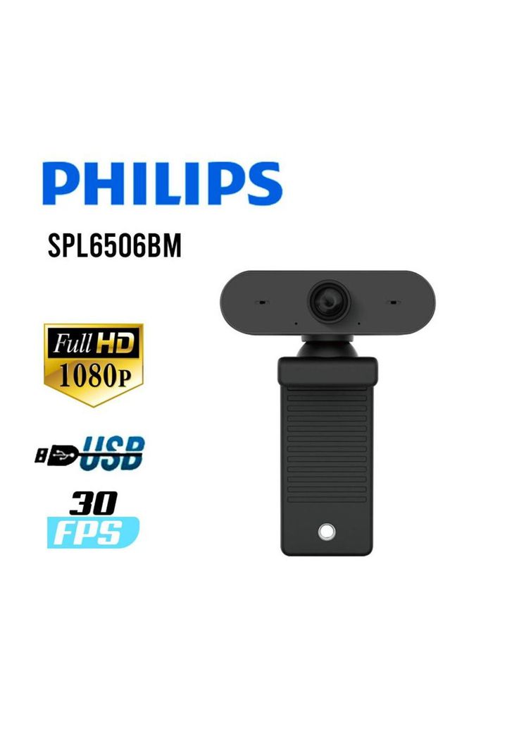 Cámara Web Philips SLP6506BM 1080P-7