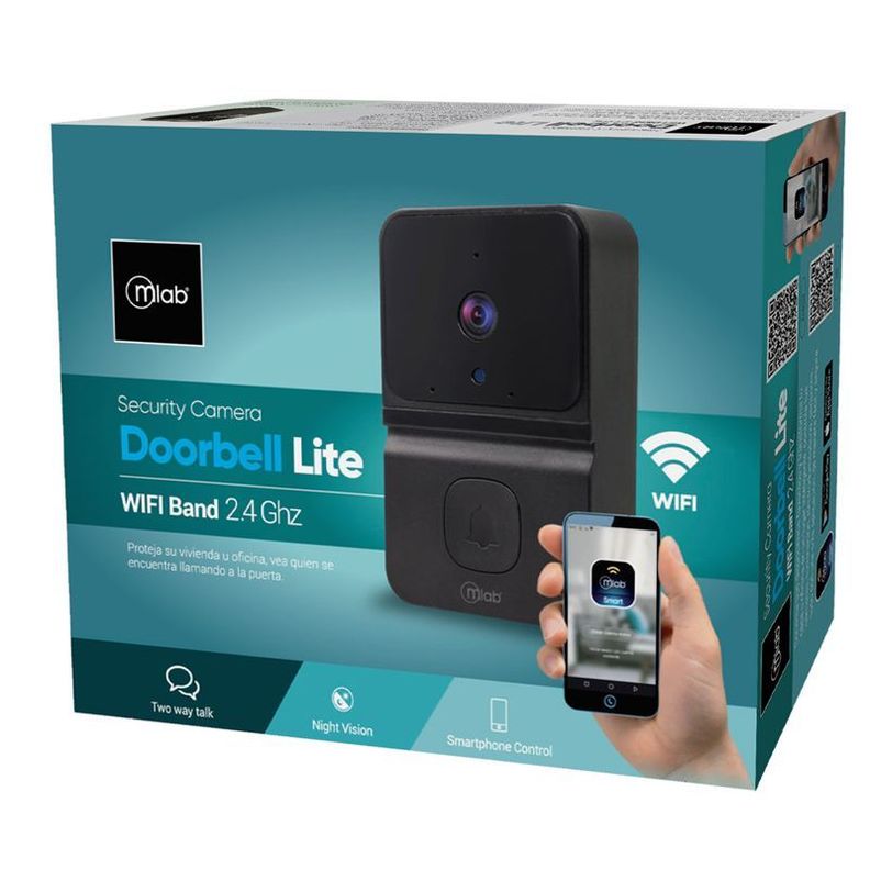 Timbre inteligente Mlab Doorbell Lite 9255 480P WiFi-1