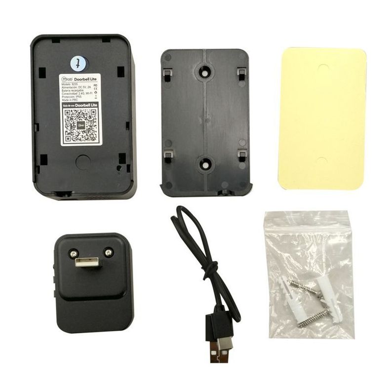 Timbre inteligente Mlab Doorbell Lite 9255 480P WiFi-2