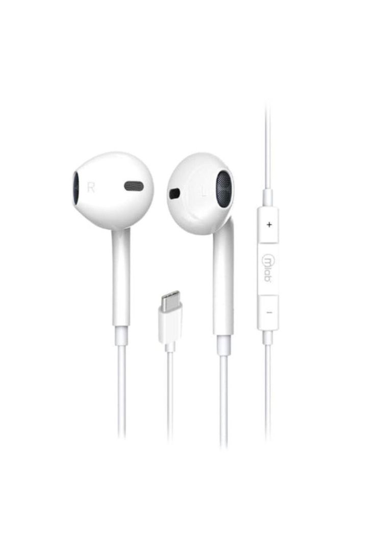 AUDIFONOS AIR BUDS WIRED TIPO C MLAB 9370-0
