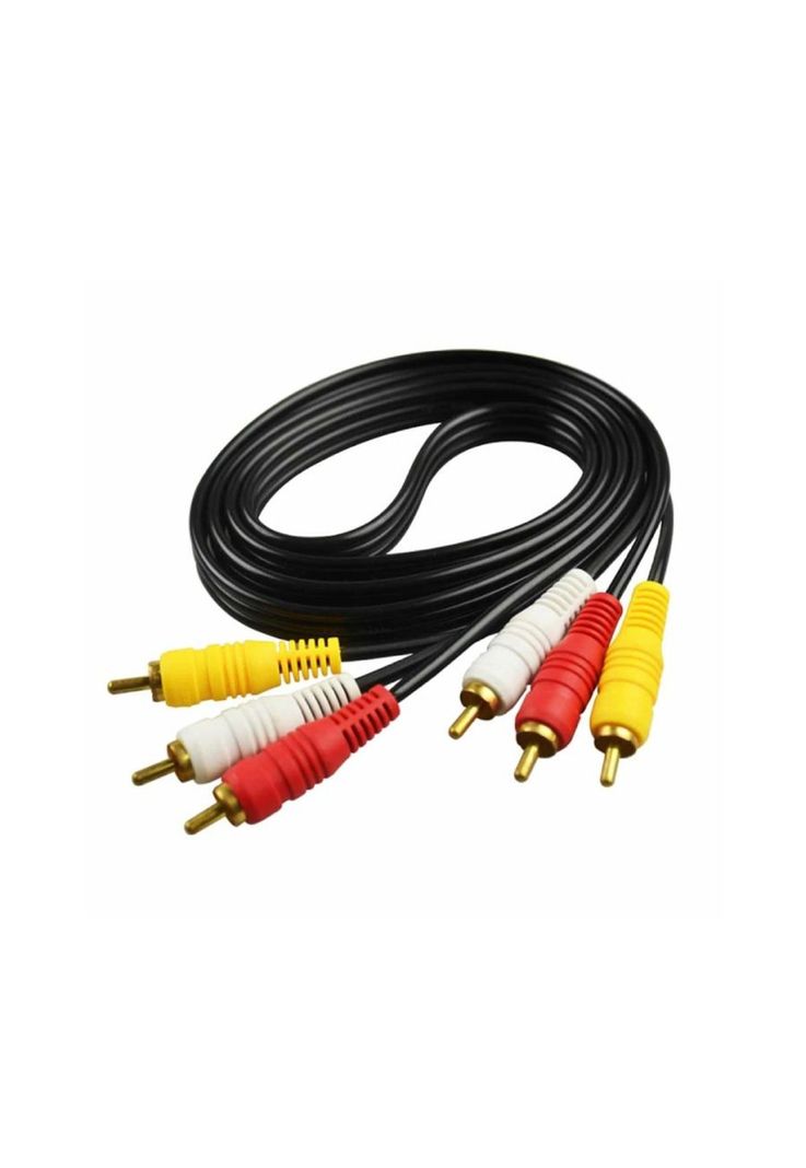 Cable 3 Plug Rca A 3 Plug Rca 1,80 Mts-0