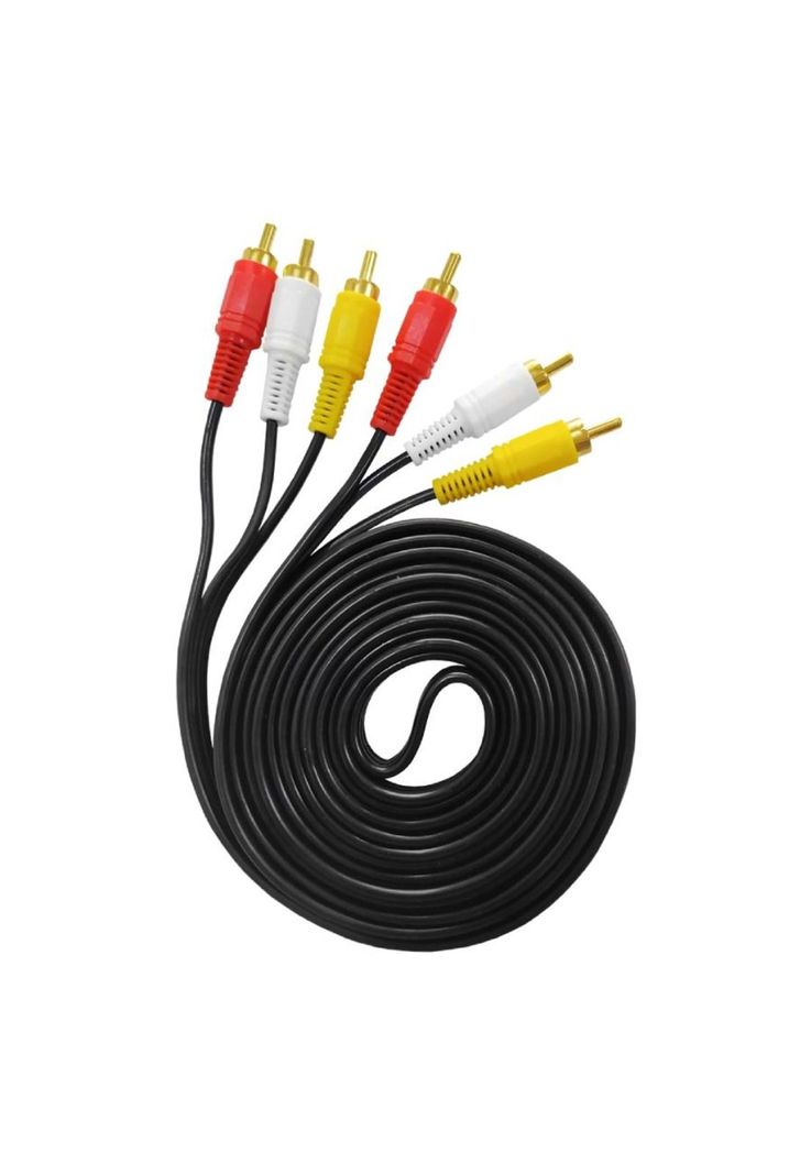 Cable 3 Plug Rca A 3 Plug Rca 1,80 Mts-1