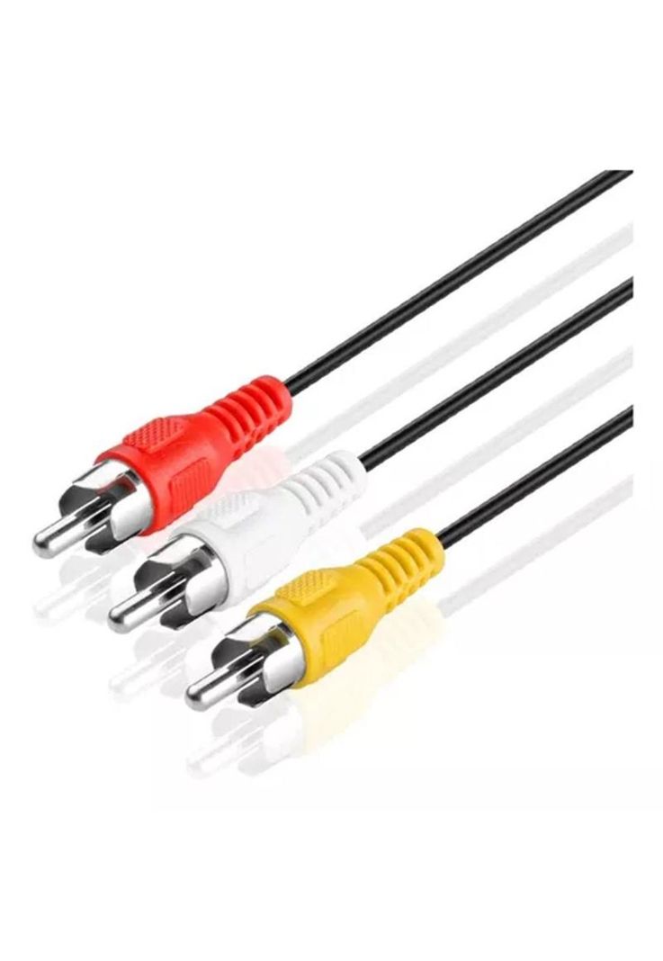 Cable 3 Plug Rca A 3 Plug Rca 1,80 Mts-2