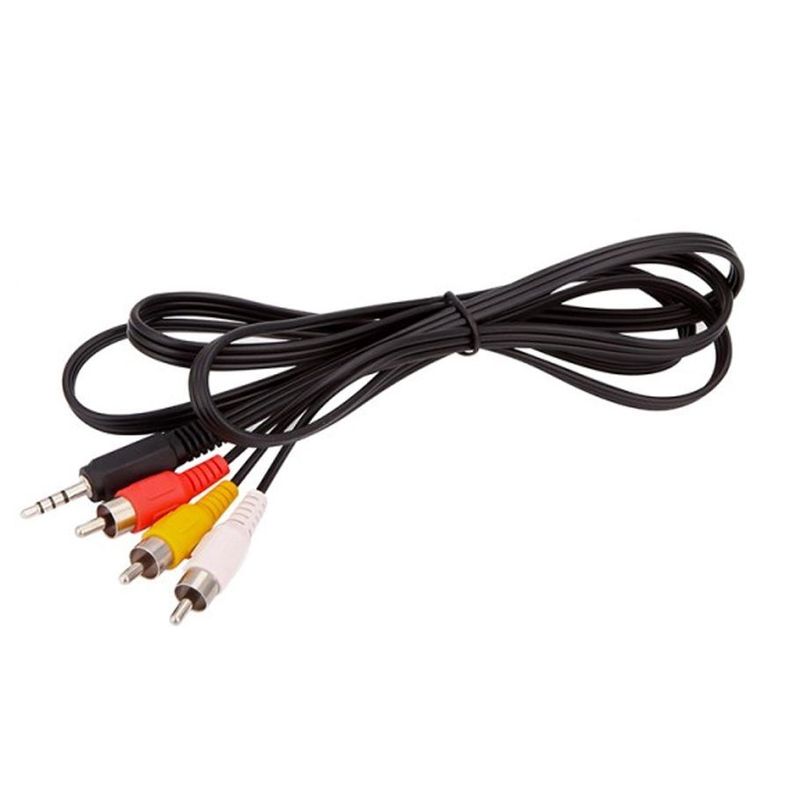 Cable Aux Macho 3 Rca Macho 3 Mts  Irt Fx-0