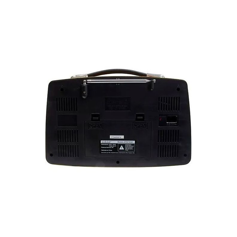 Radio Retro Bluetooth 01 Audiolab Color Marrón-4