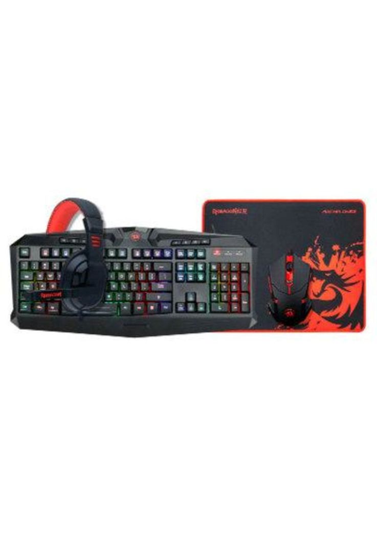 Pack Gamer Redragon Mouse + Teclado + Padmouse S101 Rgb-0