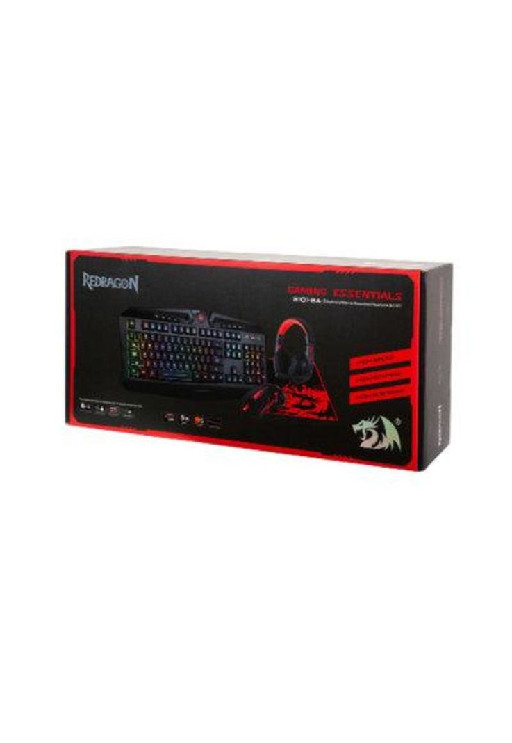 Pack Gamer Redragon Mouse + Teclado + Padmouse S101 Rgb-1