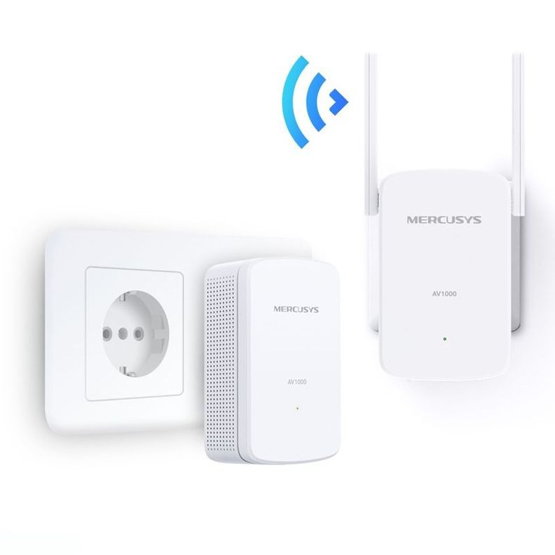 Extensor de Red PLC con Wi-Fi y Gigabit de Mercusys MP510-1