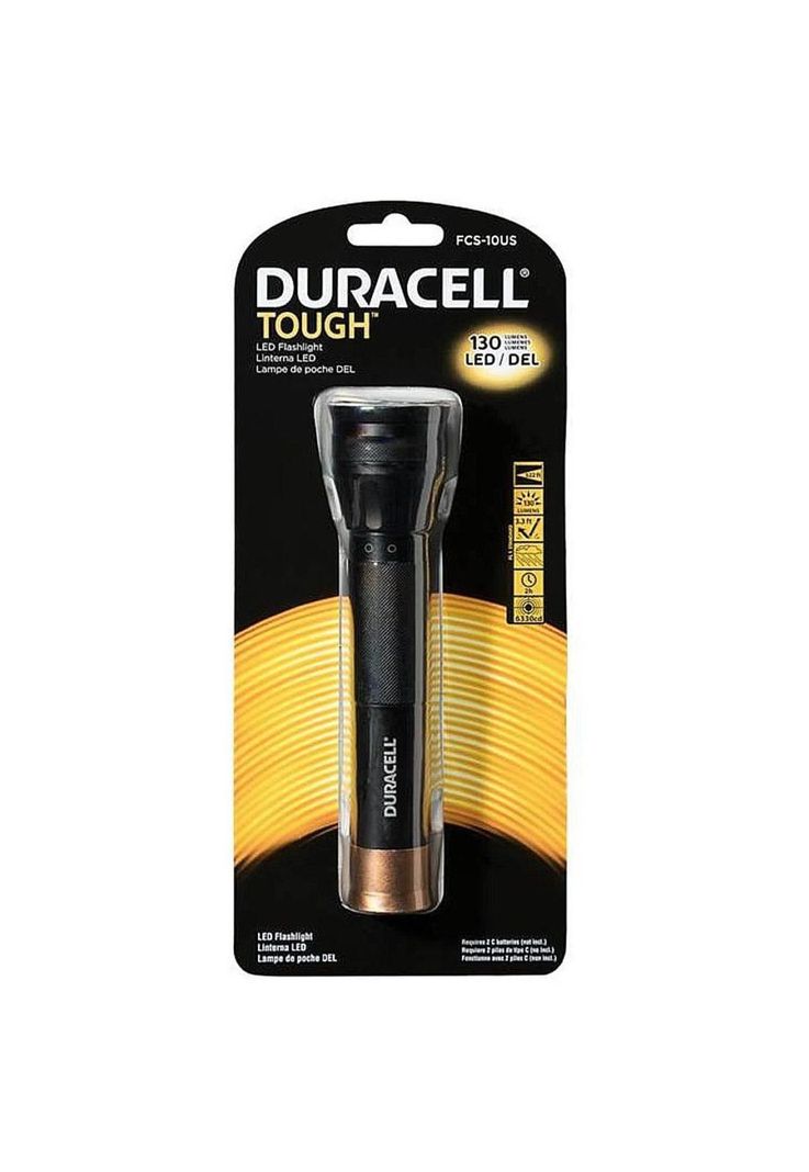 Linterna Duracell 130 Lumens 19 Cm Fx-0