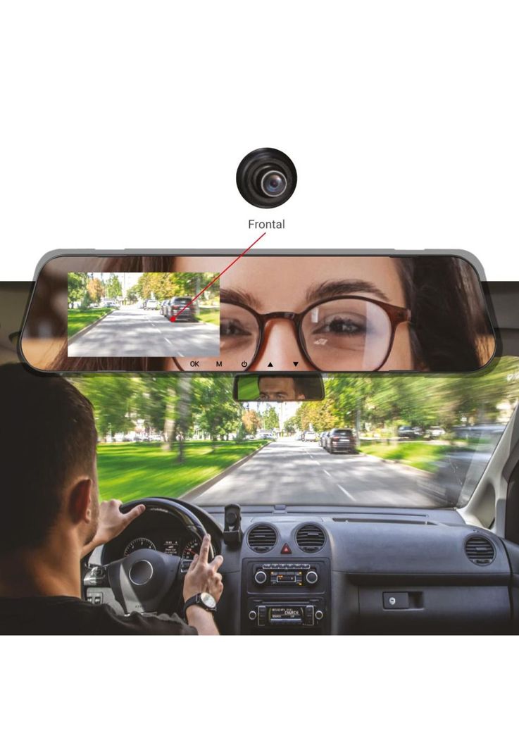 Cámara Espejo Auto DVR FHD Front 1080p 9319 Mlab-5