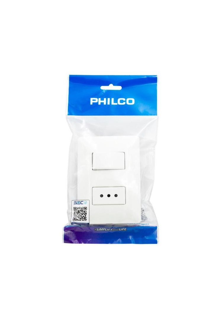 Interruptor Para Muro Combinado 250V 10A-2