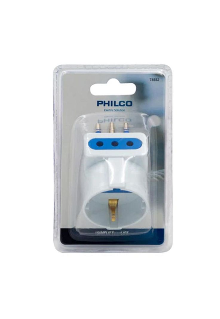 Enchufe Schuko Multiple 75552 Philco-2