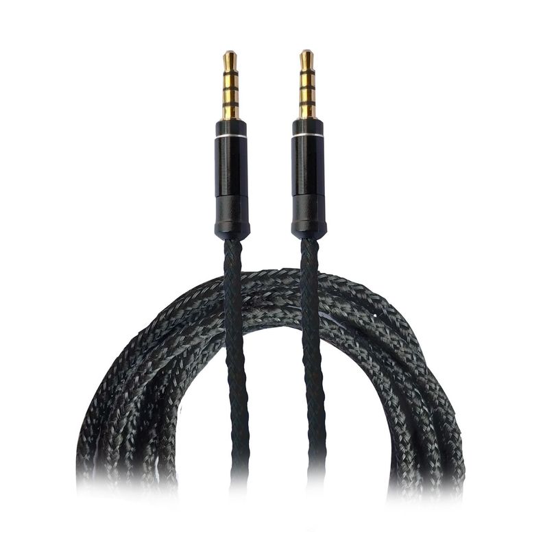 Cable Auxiliar Plug 3.5 Mm Audio 1 Mt-0