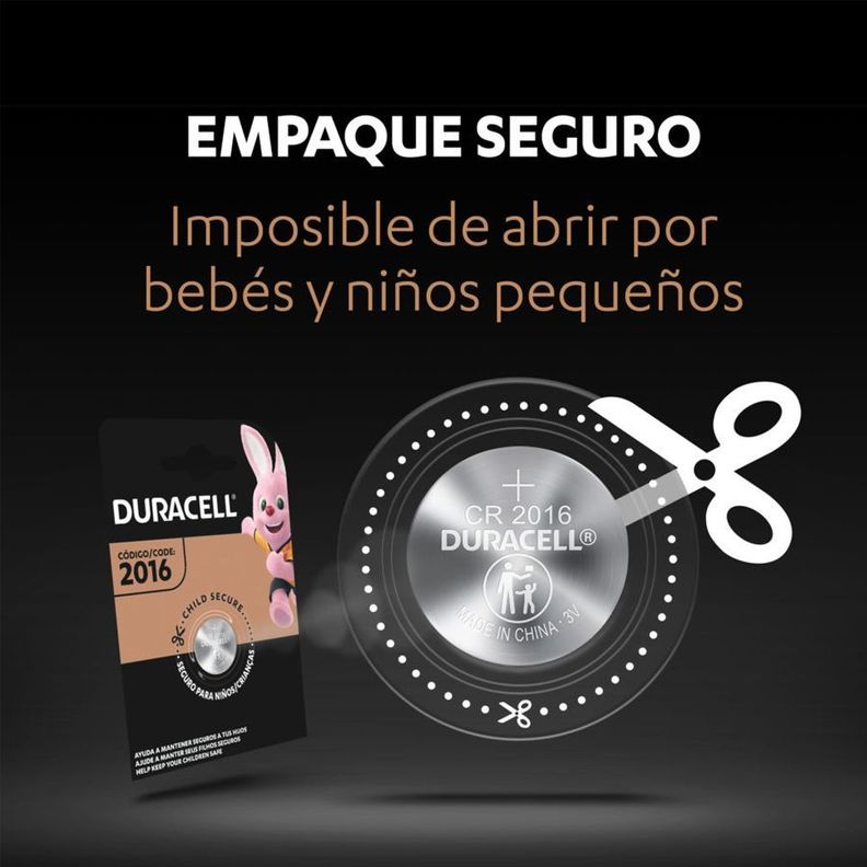 Pila Duracell de litio 2025 de 3v (paquete de 5)-1