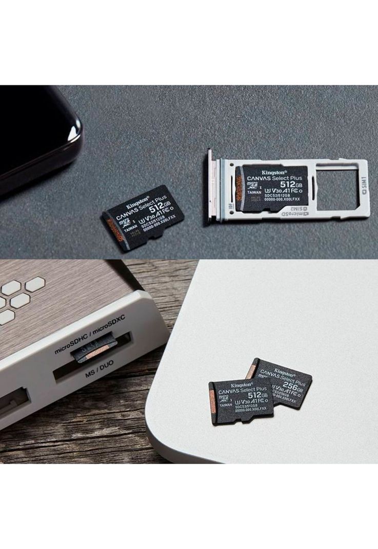 Micro Sd Kingston Select Pls 100r C10 128gb-3