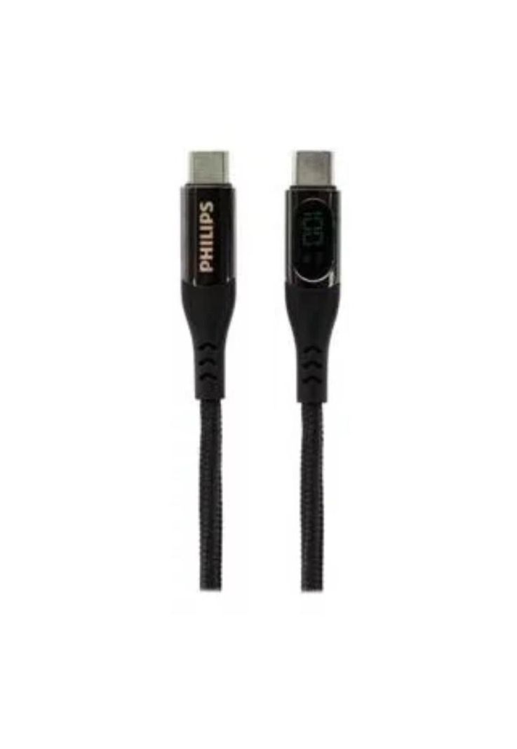 Cable Philips Usb-c A Usb-c Con Pantalla Dlpc9100b 1mt-1