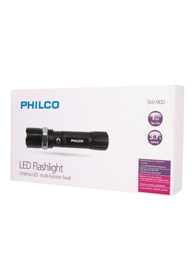 Linterna LED Philco Multifuncional Swat-1