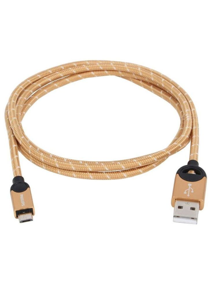 Cable Philips DLC2618G Micro USB 1.2 Mts Trenzado-2