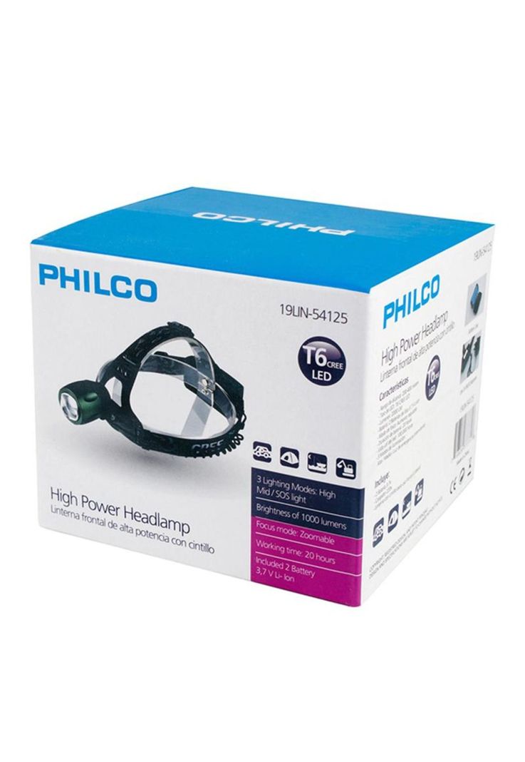 Cintillo Led Tipo Cree Bat 18650 x2-2