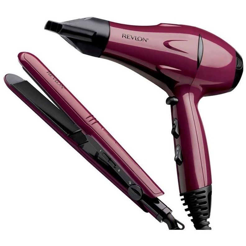 Combo Secador Y Alisador De Viaje Revlon Fx-0