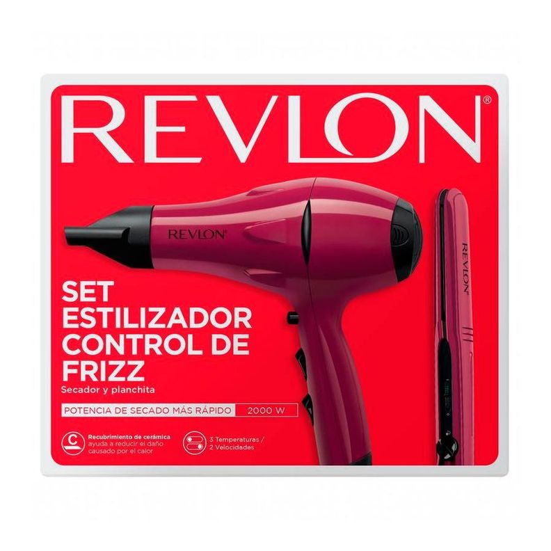Combo Secador Y Alisador De Viaje Revlon Fx-1