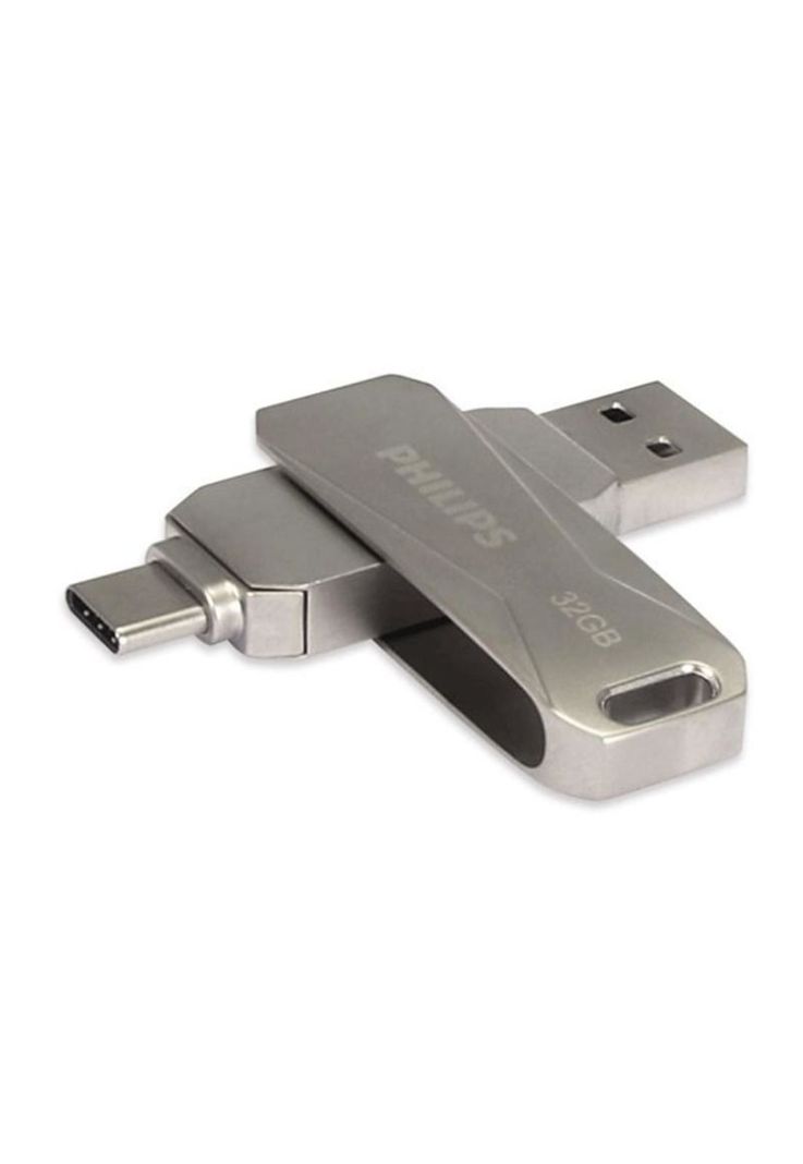 Pendrive USB 3.0 Tipo C Scpap Philips 32GB FM32DC125B-0