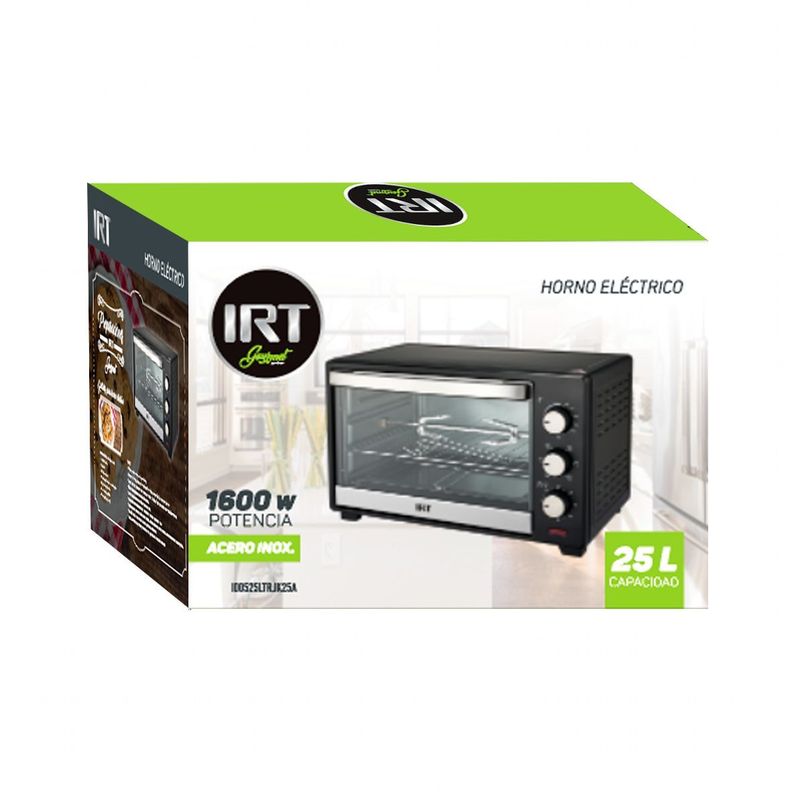 Horno eléctrico con capacidad de 25 litros IRT-1
