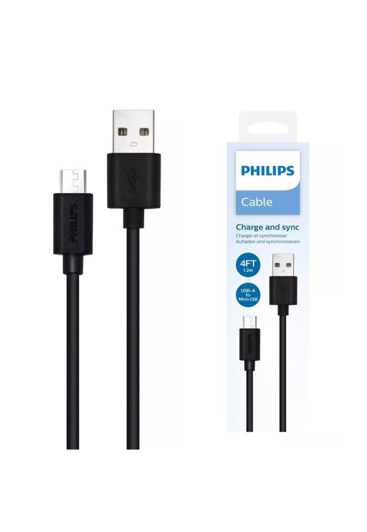 Cable Philips DLC3104U Micro USB 1.2mts-2
