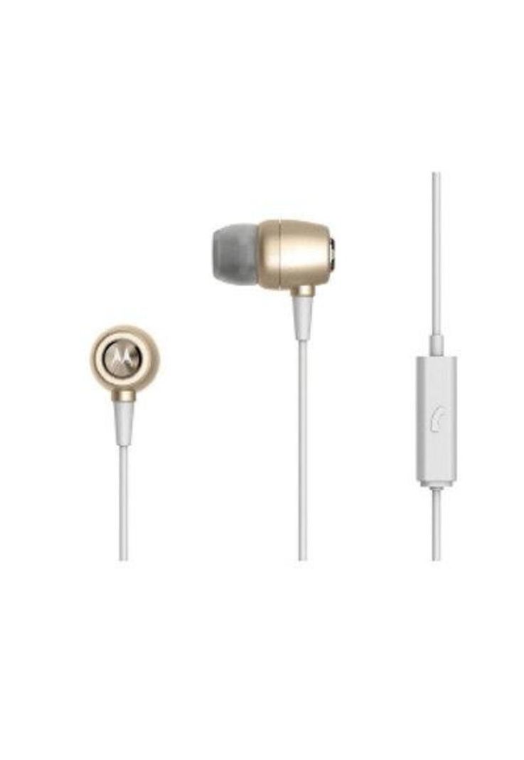 Audífono Motorola Earbuds Metal Resistente al Agua In-Ear-0