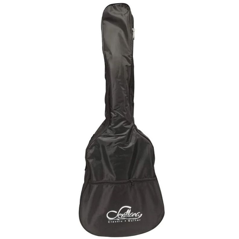 Guitarra Acústica Sevillana 30'' Con Funda Blanco Mlab-2
