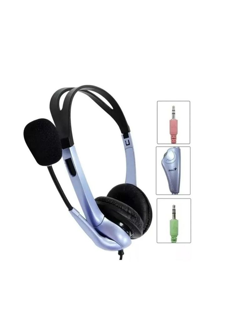 Audífonos Multimedia Genius HS-04S Alambrico Over-Ear-1