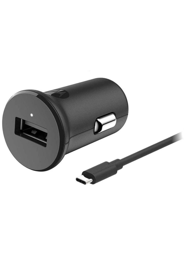 Cargador DE Auto Motorola Usb 18w CON Cable Tipo-C-0