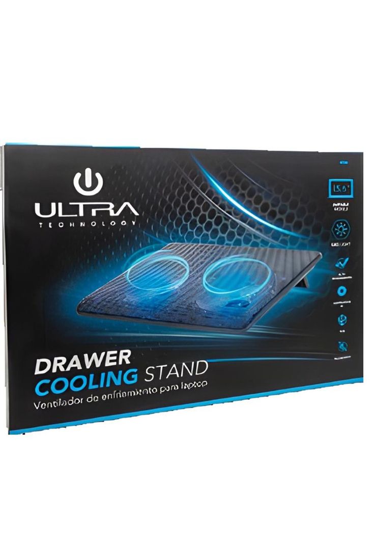 Ventilador Notebook Ultra Metalico 2 Ventiladores-2