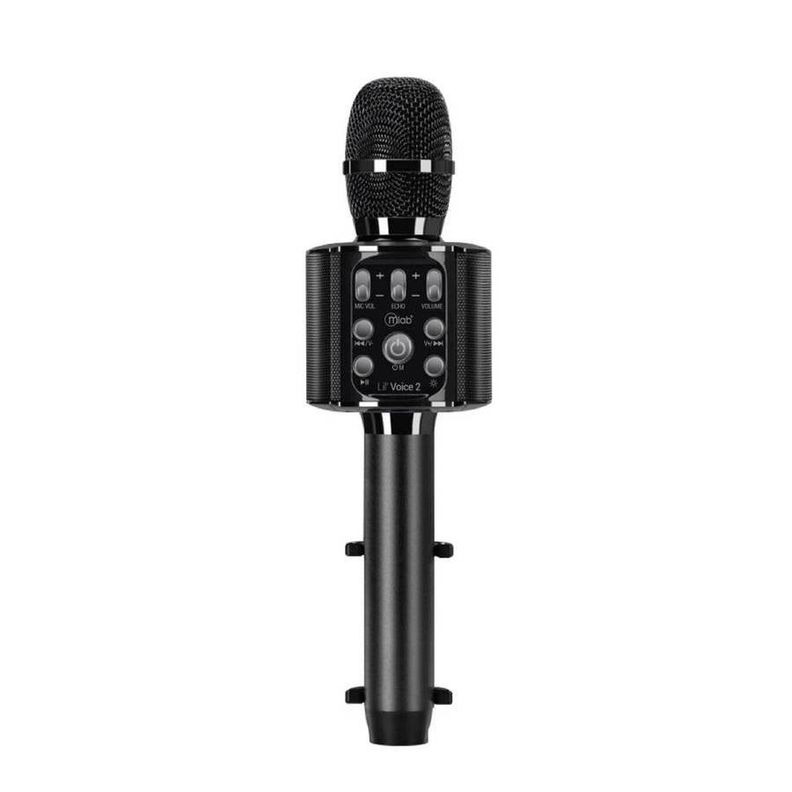 Micrófono Karaoke Lil Voice 2 Led Soporte Metal 8910-0