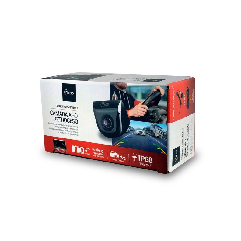  Cámara de retroceso para estacionamiento AHD OSD Color Line IP67 Mlab-2