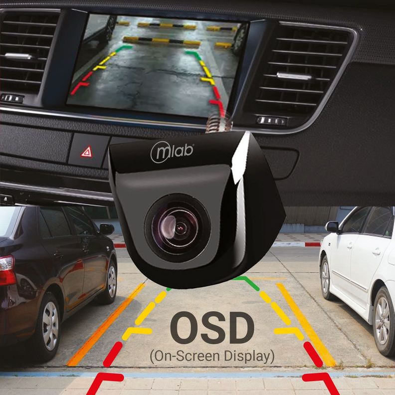  Cámara de retroceso para estacionamiento AHD OSD Color Line IP67 Mlab-3