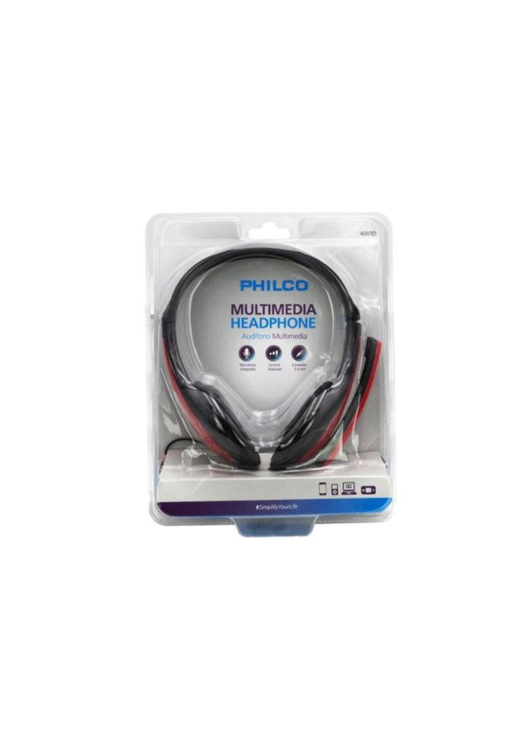Audífonos con micrófono Philco para videoconferencia-3
