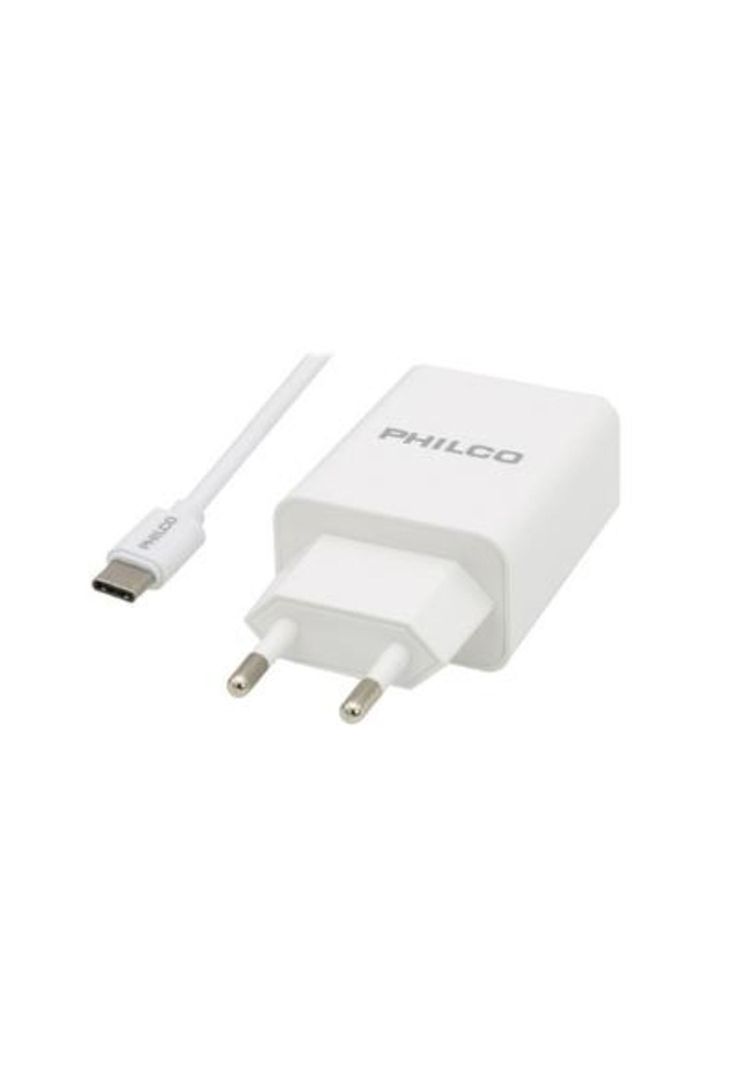 Cargador Philco Rápido USB Cable Tipo C-0