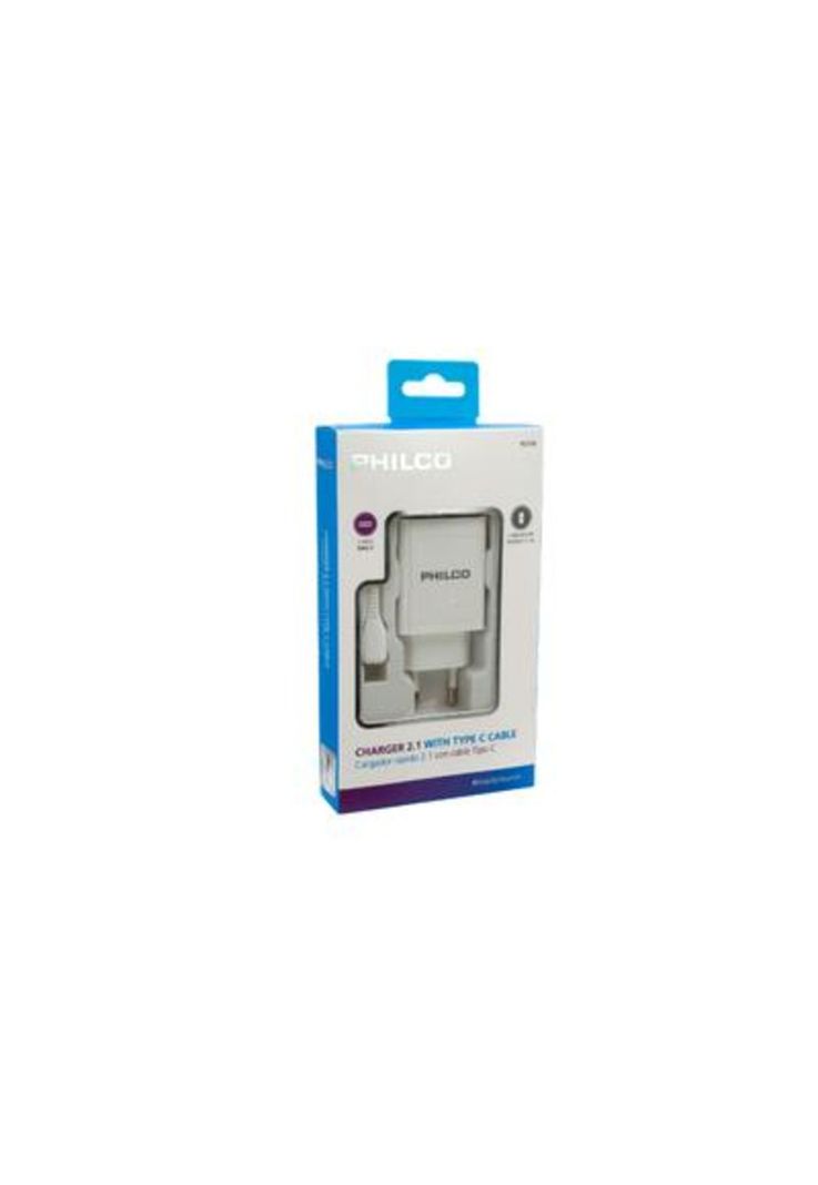 Cargador Philco Rápido USB Cable Tipo C-1