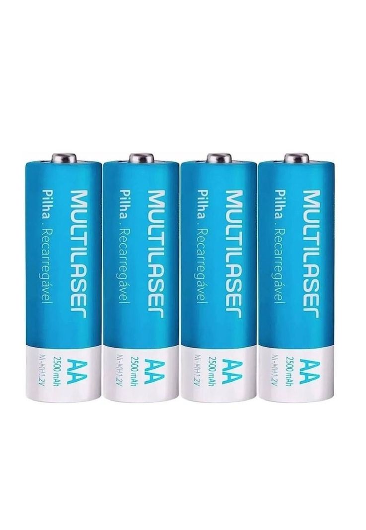 Pilas Aa Recargables X4 2500mah Multilaser Fx-2