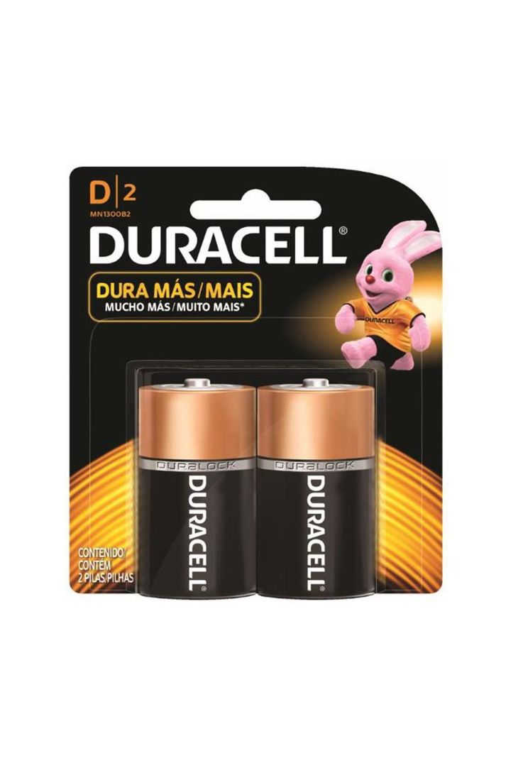 Pila Alcalina Duracell Cb 2d Fx-0