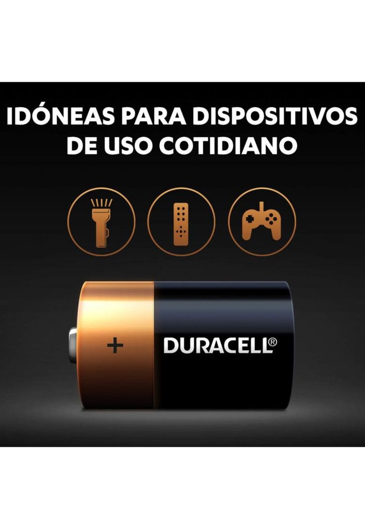 Pila Alcalina Duracell Cb 2d Fx-2
