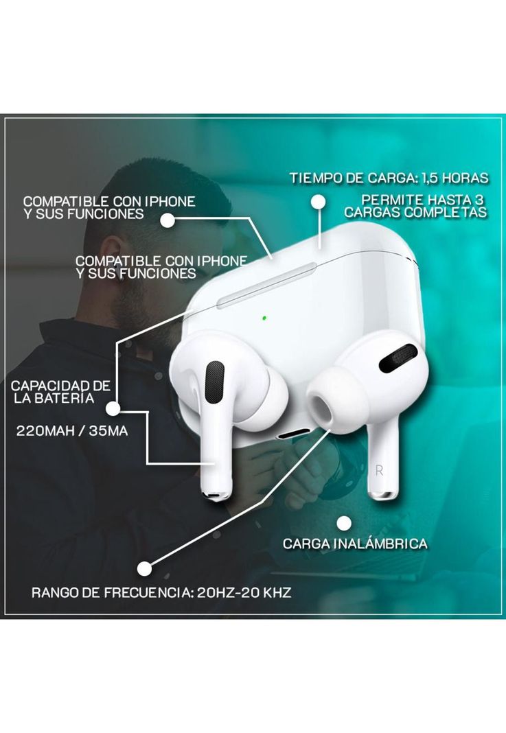Audífono Monster True Wireless Tw12 Bluetooth In-Ear-3