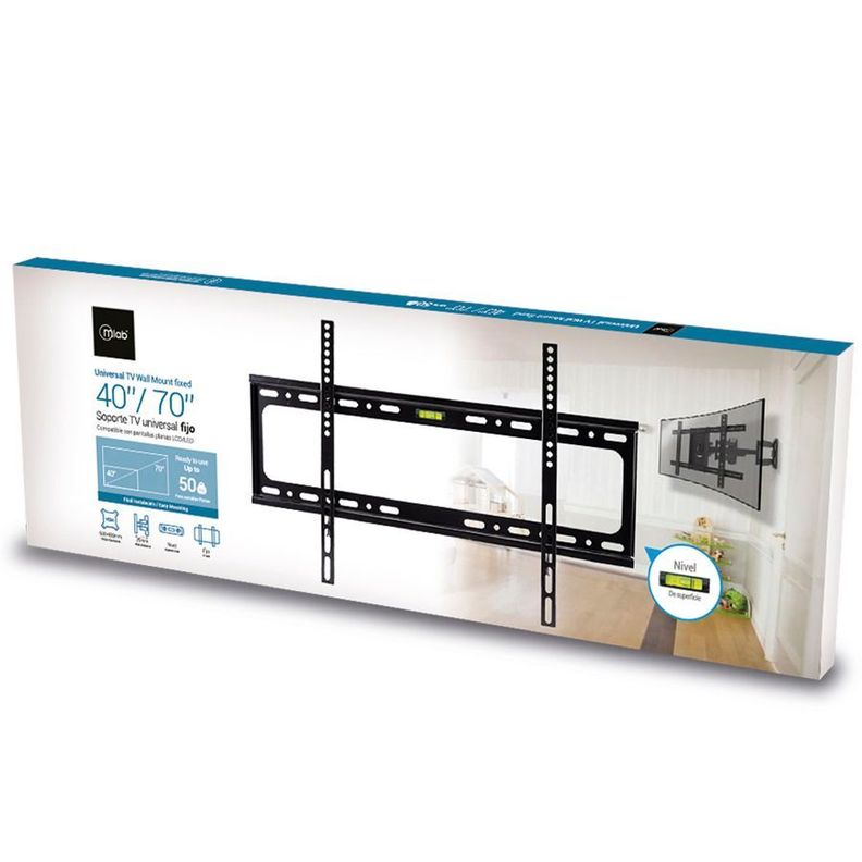 Soporte Para Tv Mlab Inclinable 42 - 70 Pulgadas 50 Kg 8952 Color Negro-2