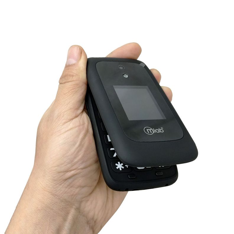 Teléfono Senior Shell 4G SOS doble pantalla 2.8" 1.77"-5